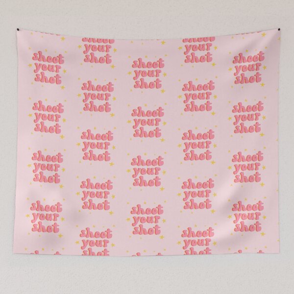Item preview, Shoot Your Shot - 70s Theme designed and sold by evieisaflowerco.