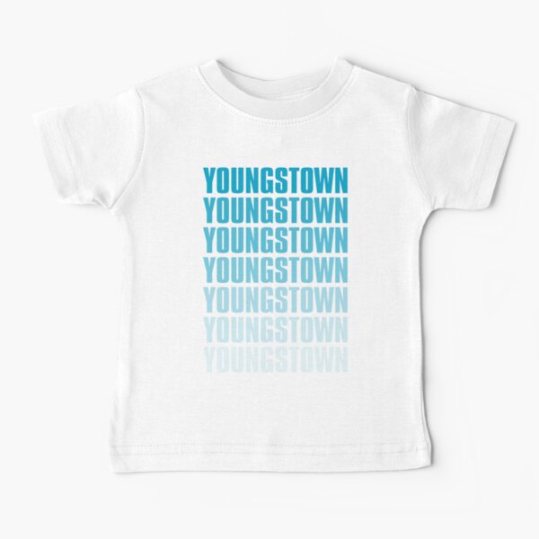 Color local: Youngstown Blue Fade Camiseta para bebés