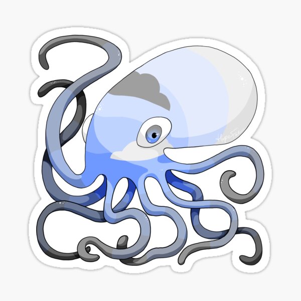 Item preview, Pride Octopus - Cloudgender  designed and sold by HopeThistlewood.