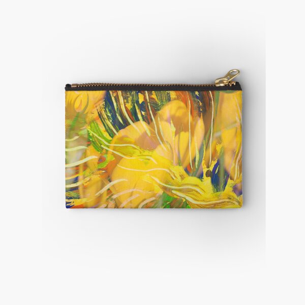 Item preview, deep yellow flowers abstraction designed and sold by BBS ART.