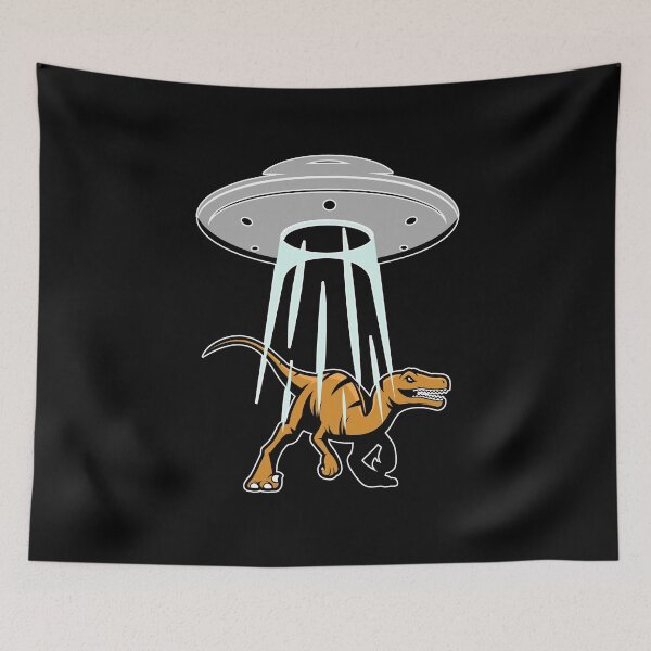 Item preview, UFO Alien Abduction Dinosaur designed and sold by wrestletoys.