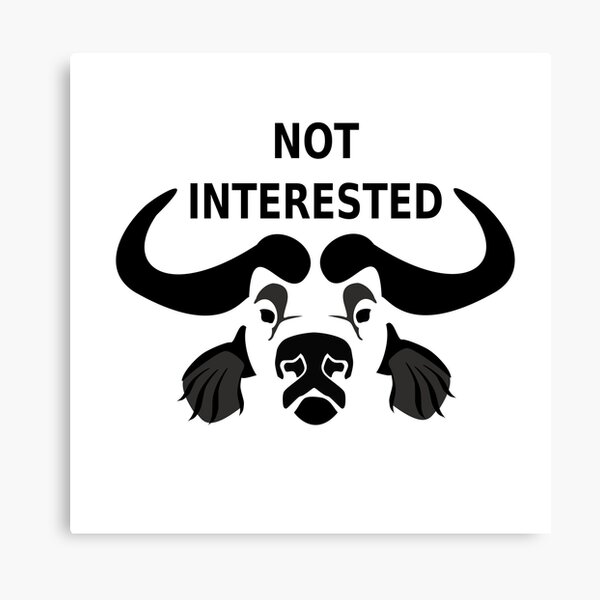 African Cape Buffalo Stencil Style Canvas Print For Sale By Grounds   Mp,504x498,matte,f8f8f8,t Pad,600x600,f8f8f8.u1 