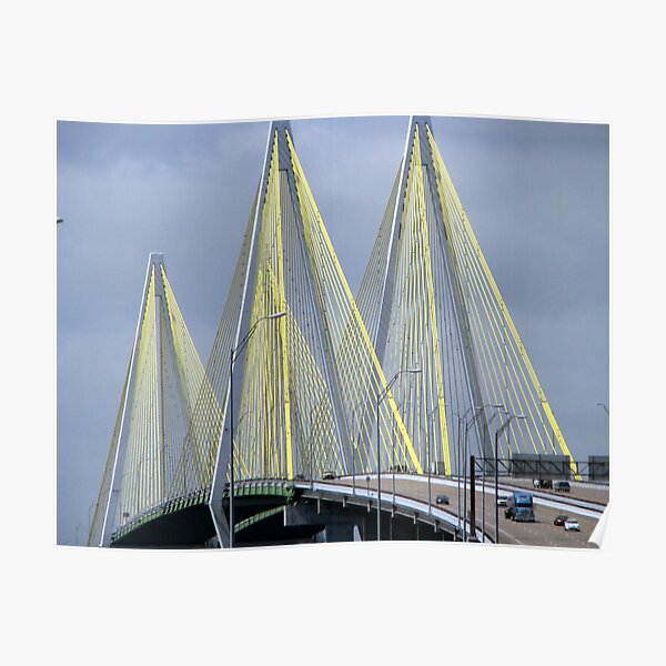 Fred Hartman Bridge Poster