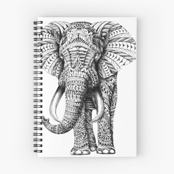 Aperçu de l'œuvre ÉLÉPHANT--MANDALA créée et vendue par ARTY-creation.