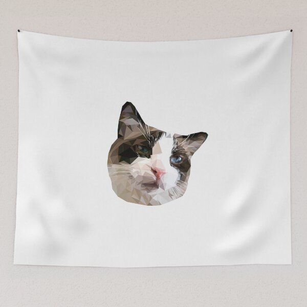 Item preview, Low Poly Kitty  designed and sold by Natalie Duncan.