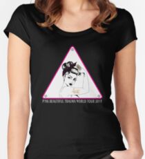 PINK BEAUTIFUL TRAUMA WORLD TOUR 2019 Fitted Scoop T-Shirt