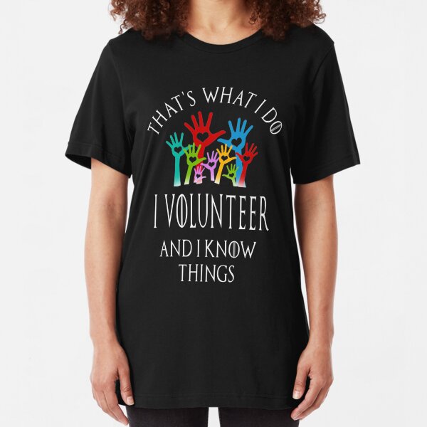 funny volunteer t shirts