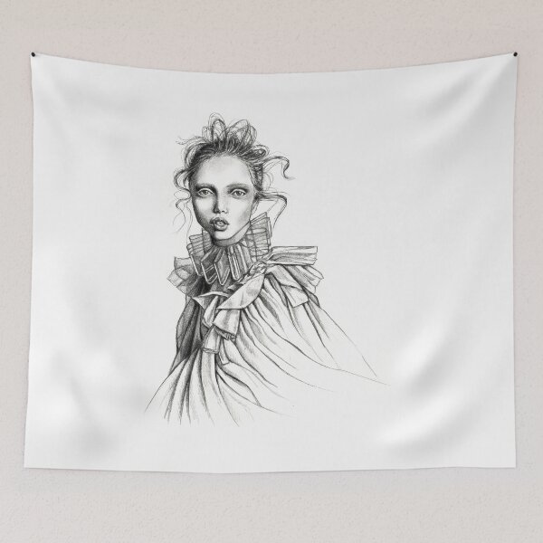 Item preview, ruffle collar girl designed and sold by Lara Wolf.