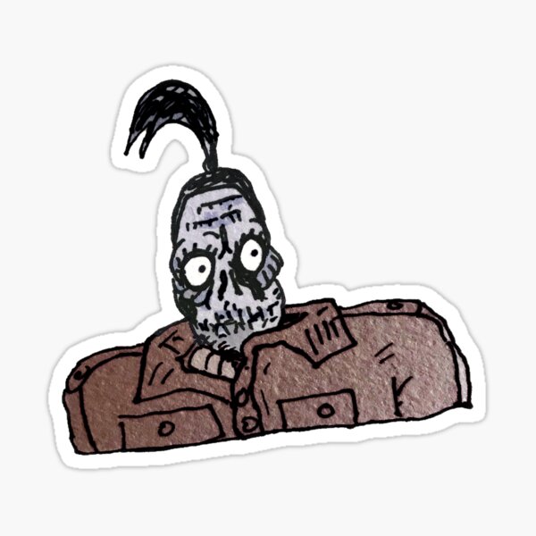 "Shrunken Head Guys" Sticker For Sale By MattisMatt83 | Redbubble