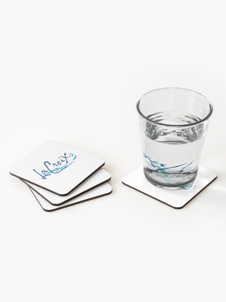 Alternate view of la croix classic logo Coasters (Set of 4)
