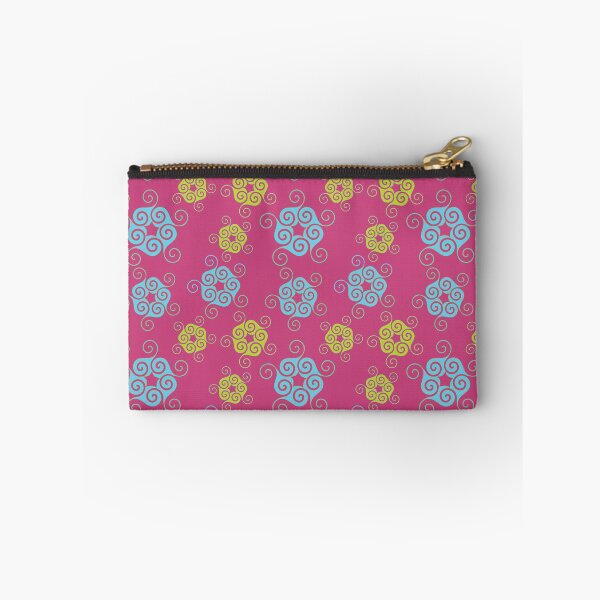 Item preview, Colorful swirls on Pink Peacock background designed and sold by Cheryl Graham.