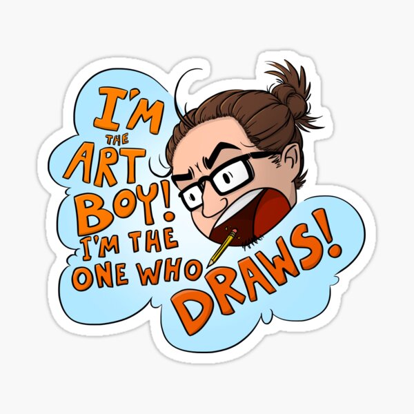 The Art Boy Sticker