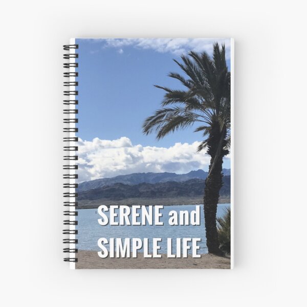 beach journal Spiral Notebook