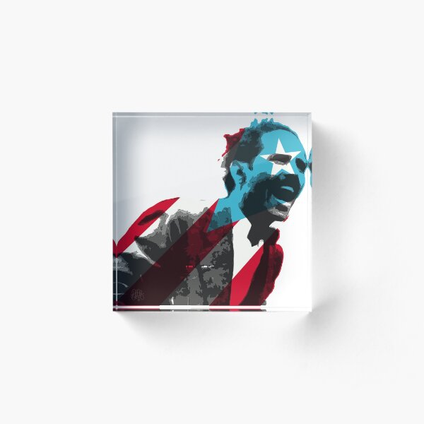 El Maestro (PR Flag version) Acrylic Block