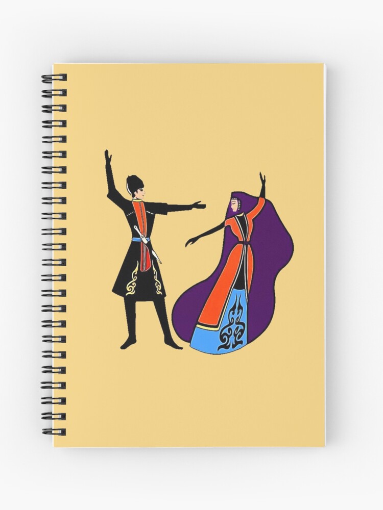 Cuaderno de espiral «Danza folklórica armenia» de doniainart | Redbubble
