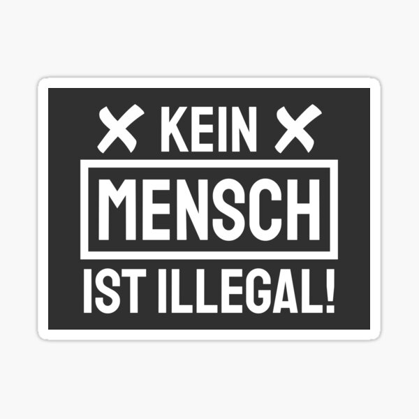 Item preview, No one is illegal against racism against Nazi designed and sold by Team150Designz.
