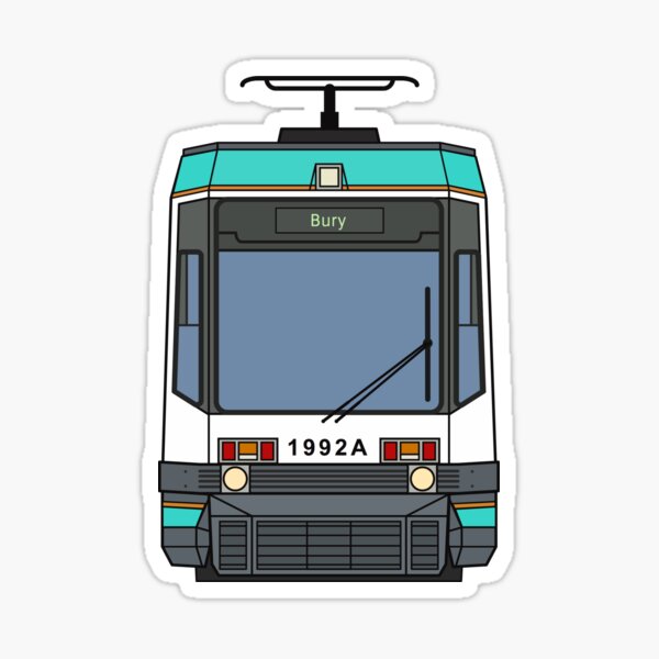Aperçu de l'œuvre Manchester Tram (1992) créée et vendue par Charlie Care.
