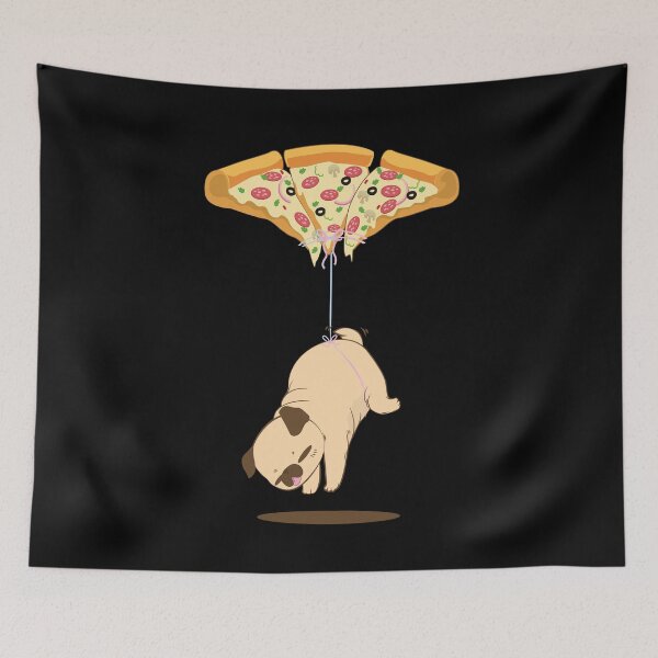 Item preview, Sweet Pug Dog  Pizza Balloon T-Shirt designed and sold by alexngn.