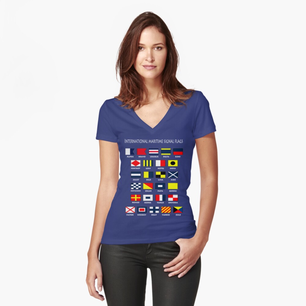 Item preview, Fitted V-Neck T-Shirt designed and sold by MaluC.