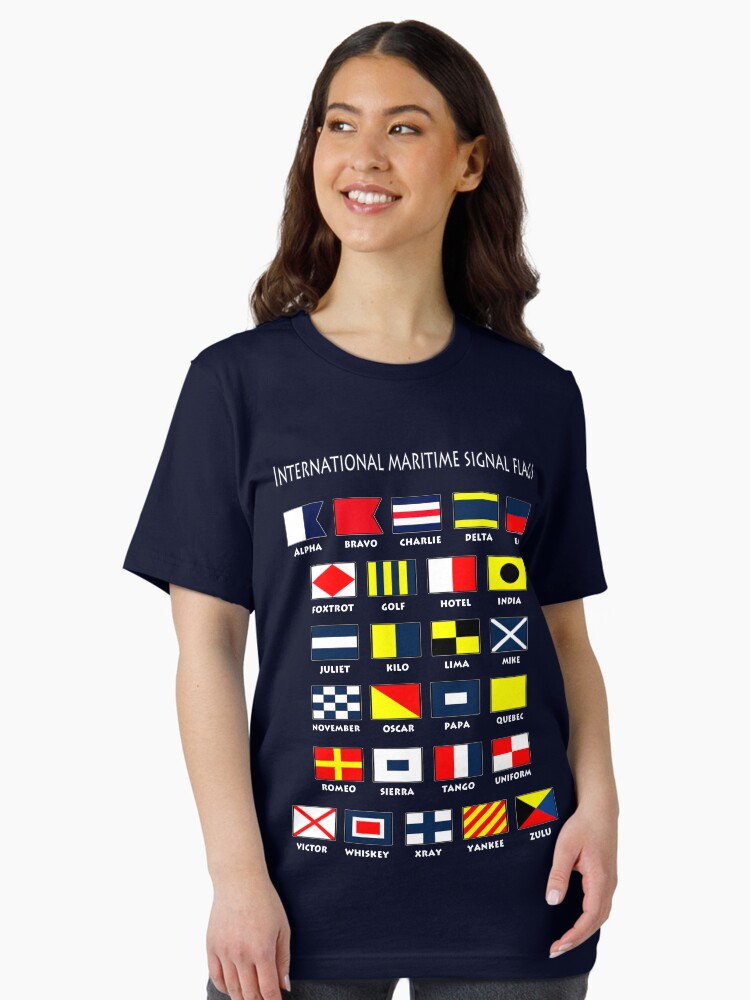 Thumbnail 1 of 7, Essential T-Shirt, Maritime Flags designed and sold by MaluC.