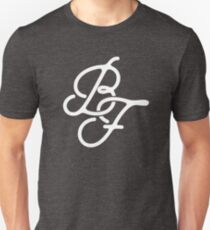 Camiseta ajustada Monograma de la bandera negra
