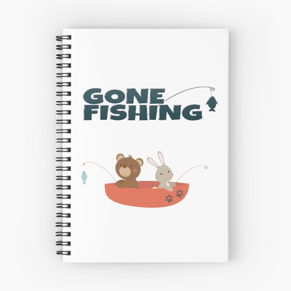 Item preview, Gone Fishing Bear And Rabbit Fisherman Gifts designed and sold by yourgiftshoppe.