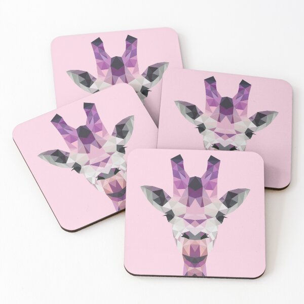 Item preview, Pink Geometric Giraffe designed and sold by drxgonfly.