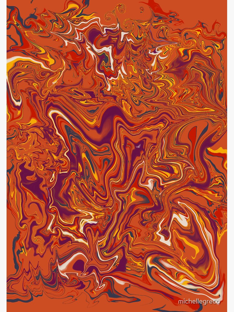 Thumbnail 3 of 3, Magnet, Psychadelic Marble designed and sold by michellegreco.