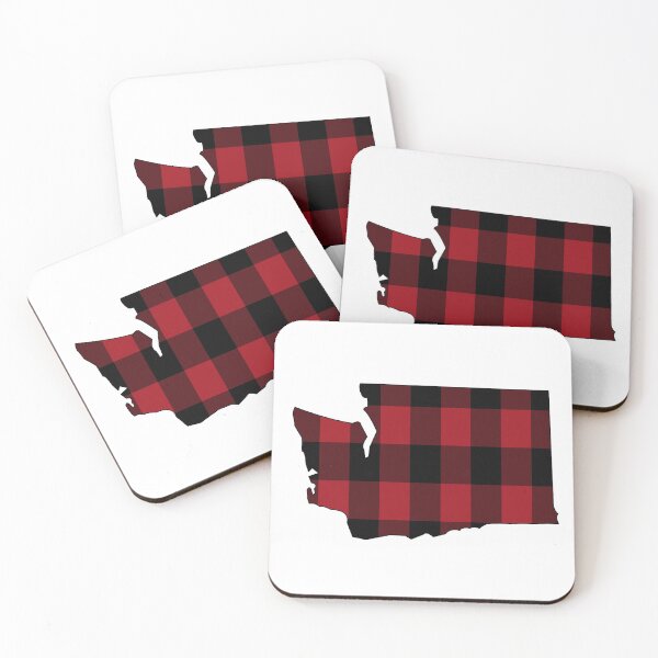 Item preview, Washington in Red Plaid designed and sold by Sun Dog Montana.