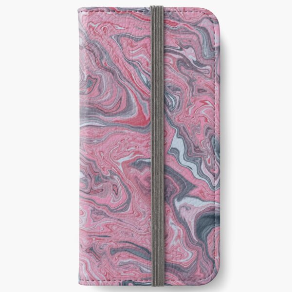 Pink Clouds on Water iPhone Wallet
