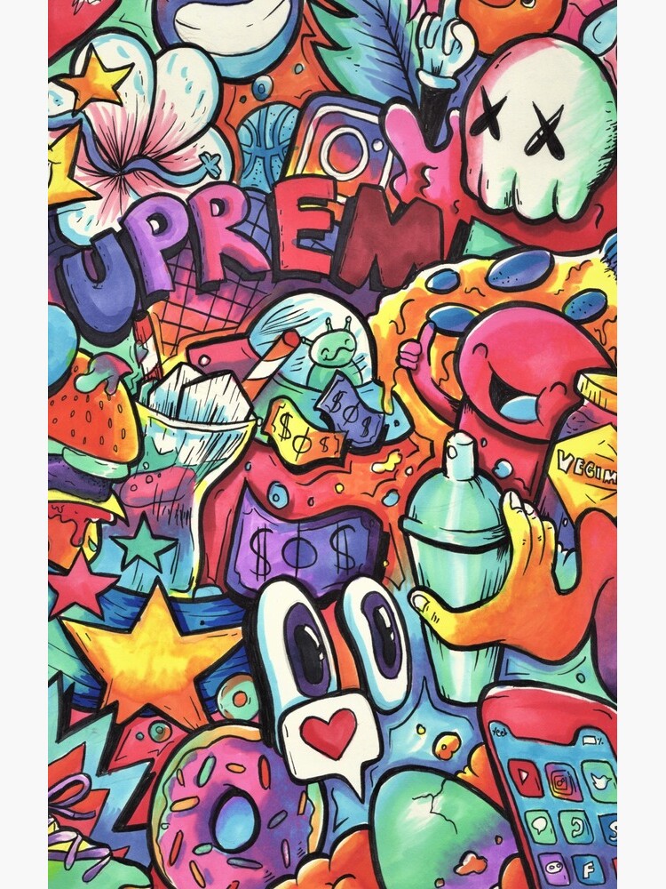 SUPREME // Copic Marker Doodle by EadanShamir