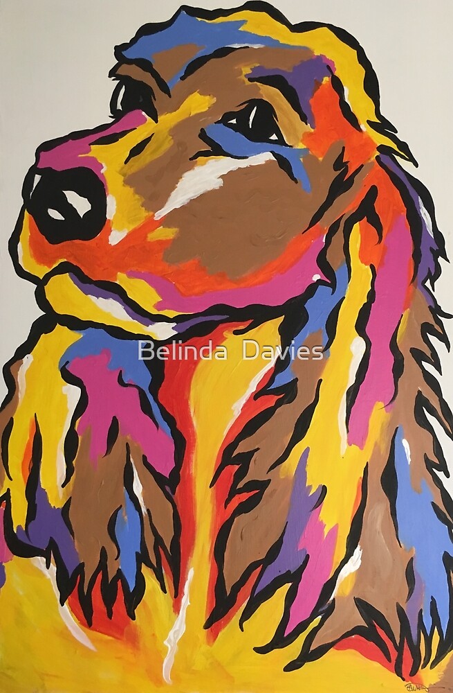 Krumpet The Cocker Spaniel By Belinda Davies Redbubble