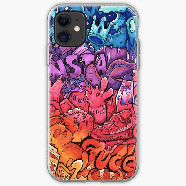 INSTAGRAM // Copic Marker Doodle Art iPhone Soft Case
