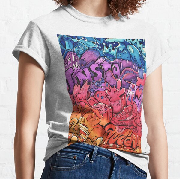 INSTAGRAM // Copic Marker Doodle Art Classic T-Shirt