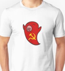 Camiseta ajustada Espectro del comunismo marxista comunista pegatina