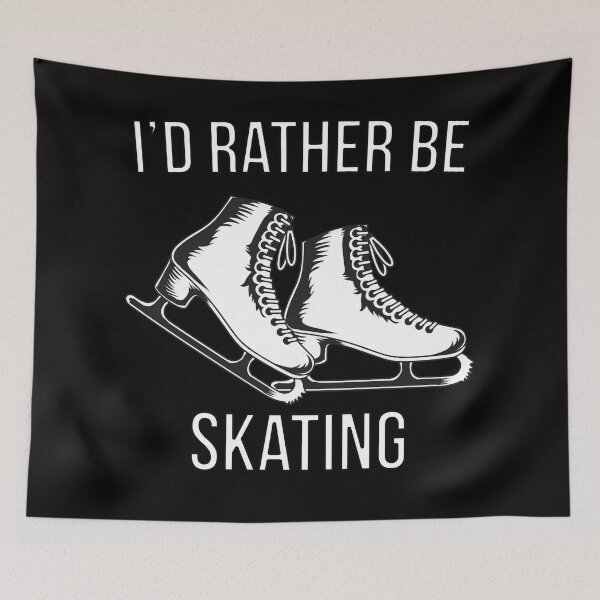 Item preview, I'd Rather Be Skating designed and sold by teesaurus.