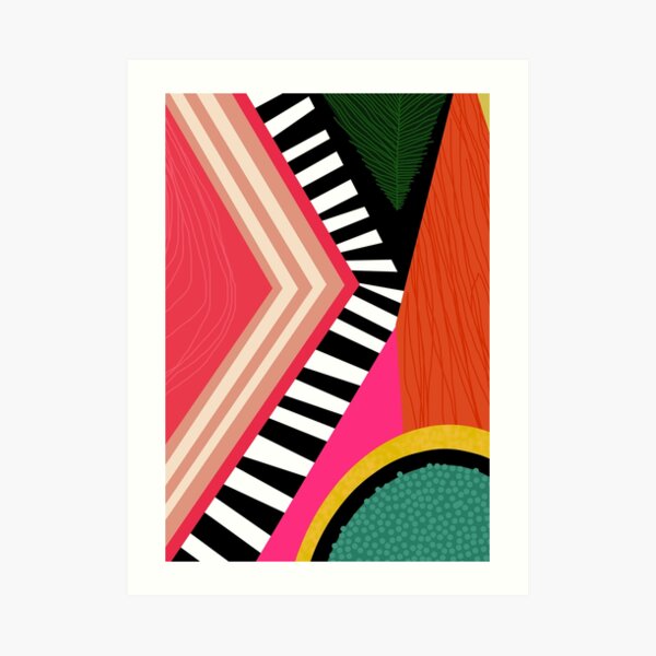 Colorful Tribal Art Print