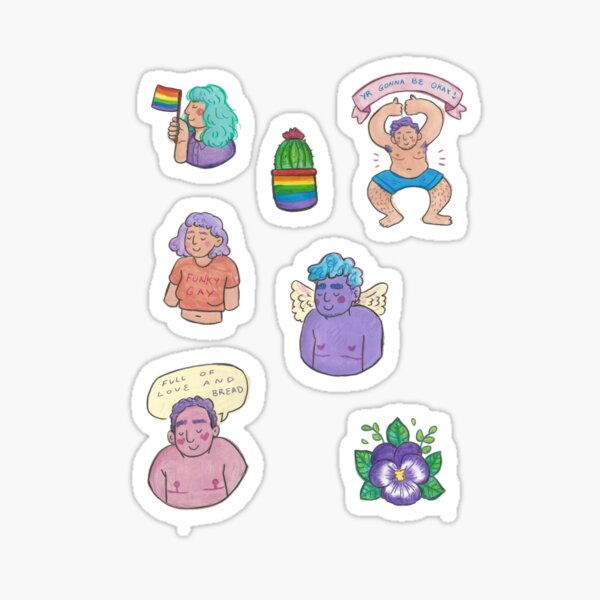 gay sticker pack Sticker