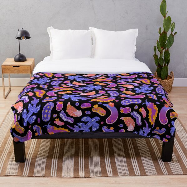 Sea slug Throw Blanket