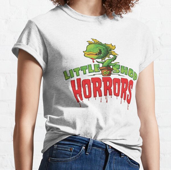 Horror Gothic Graphic Tee Kleding Herenkleding Overhemden & T-shirts T-shirts T-shirts met print Vintage Little Shop Of Horrors The Band Alpha Theatre Company Film T Shirt 