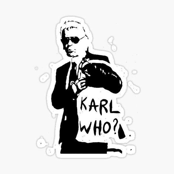 Karl Who Sticker