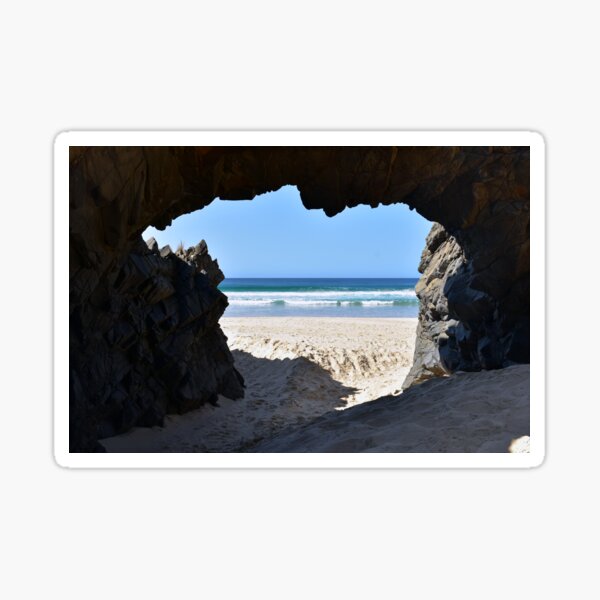 Item preview, Ocean view through rock arch designed and sold by Kirsten Covington.