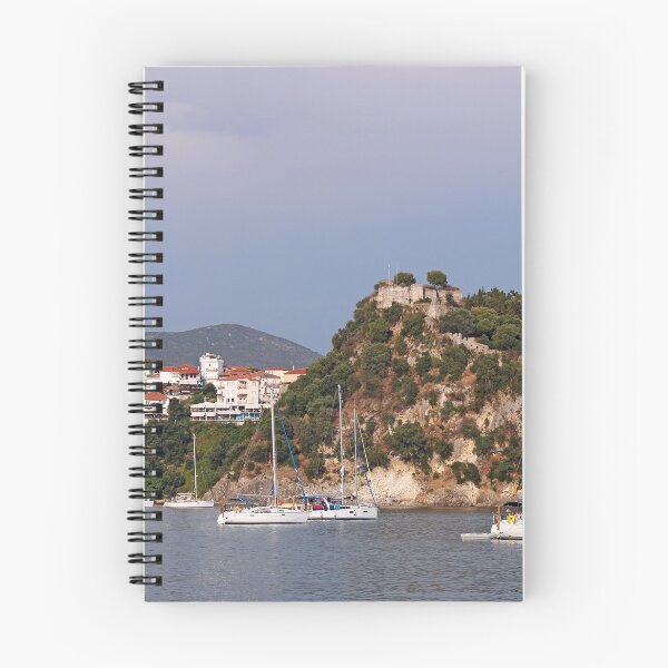 Item preview, old fortress on hill Parga summer season landscape Greece designed and sold by goceris.