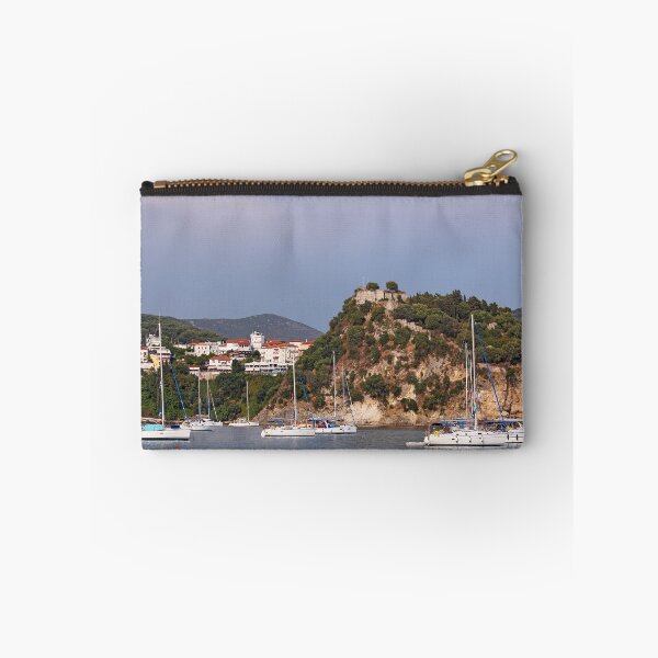 Item preview, old fortress on hill Parga summer season landscape Greece designed and sold by goceris.
