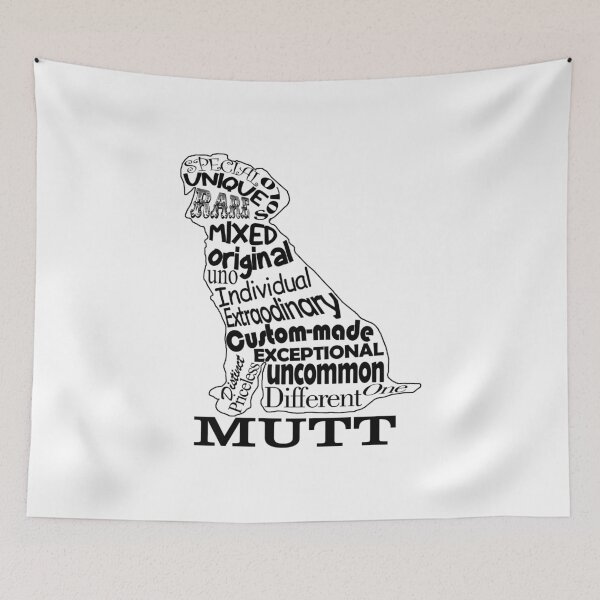 Item preview, Mutt - I Love My Dog - Cute Dog Lover designed and sold by Ding-One.