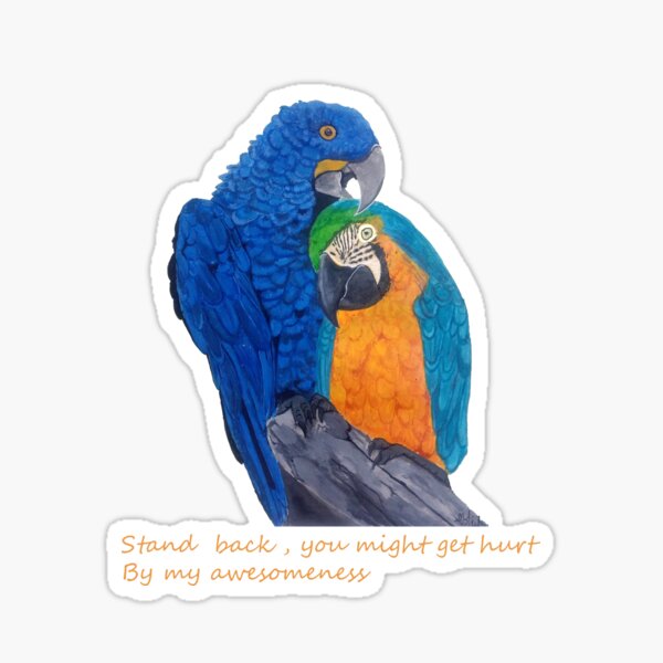macaw Sticker