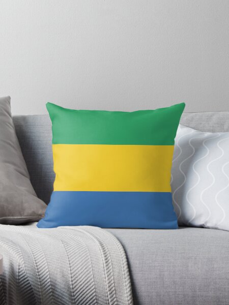 Aperçu de l'œuvre Drapeau du Gabon créée et vendue par Flags & Cie.