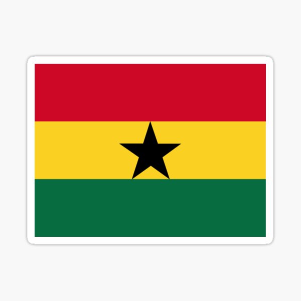 Flag of Ghana Sticker