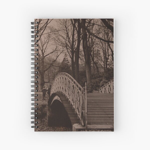 Autumn bridge Spiral Notebook