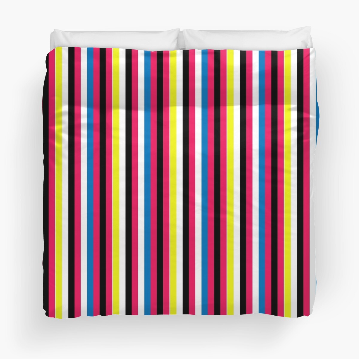 "Modern Chunky Colored Stripes" Duvet Covers by Melissa Park Redbubble